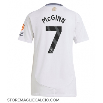 Aston Villa John McGinn #7 Maglia Gara Trasferta Repliche 2024-25 Donna
